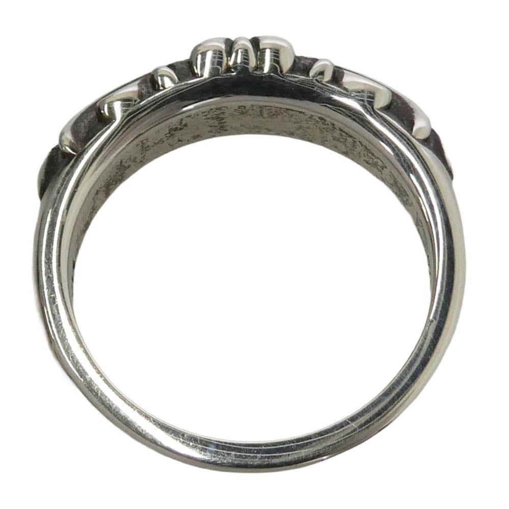 CHROME HEARTS クロムハーツ（原本有） ユナイテッドアローズ購入レシート付属 BABY CLSC P D ベイビークラシック フローラルクロス PAVEダイヤ リング シルバー系 18号【中古】