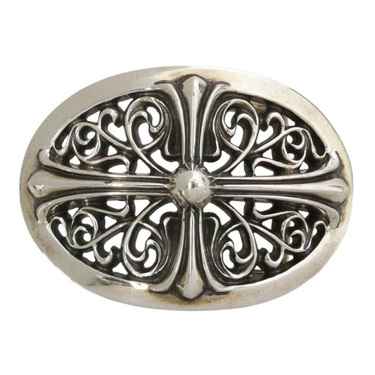 CHROME HEARTS クロムハーツ（原本有） BUCKL OVAL CROSS1.5 1.5 クラシック オーバル クロス バックル シルバー系【中古】