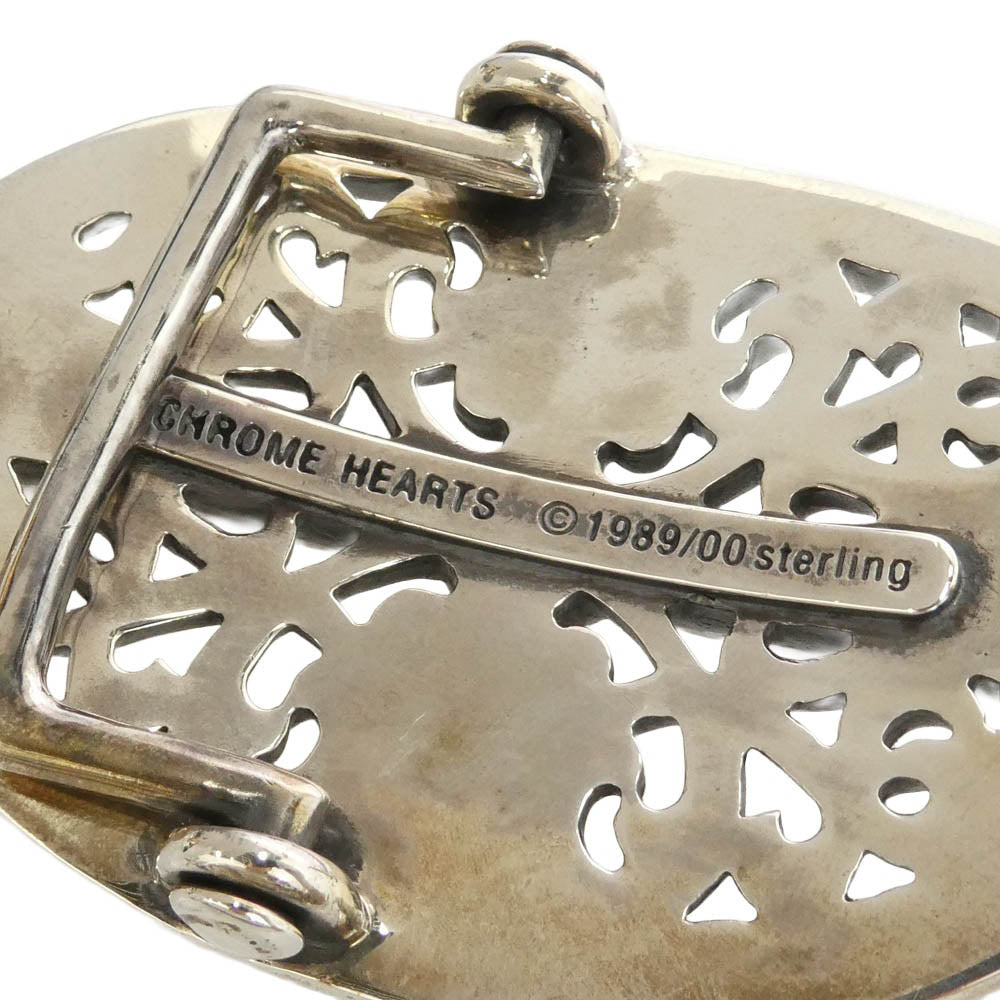 CHROME HEARTS クロムハーツ（原本有） BUCKL OVAL CROSS1.5 1.5 クラシック オーバル クロス バックル シルバー系【中古】