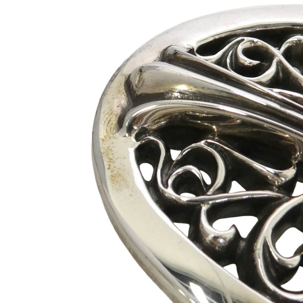 CHROME HEARTS クロムハーツ（原本有） BUCKL OVAL CROSS1.5 1.5 クラシック オーバル クロス バックル シルバー系【中古】