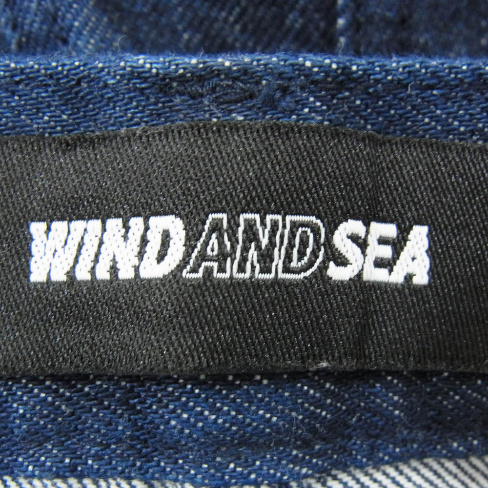 WIND AND SEA ウィンダンシー 25AW WDS-O-CLCL-25-Q3-PT-02 One Tuck Denim Pant ワン タック デニム パンツ インディゴブルー系 M【中古】