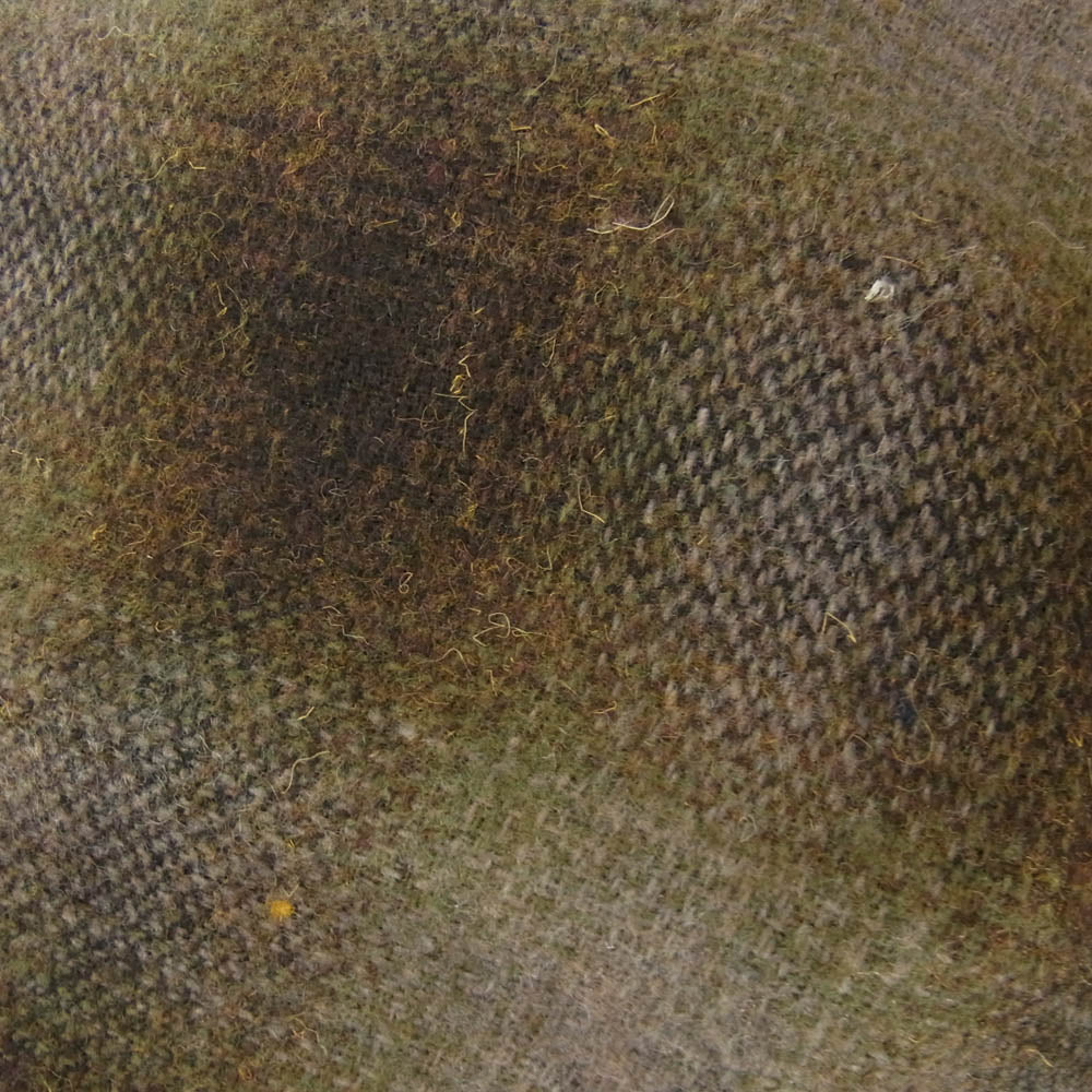 WIND AND SEA ウィンダンシー 25SS WDS-O-ATSO-25-Q2-SH-01 Plaid Pattern Zip Shirts brown プラッド パターン ジップ シャツ ブラウン ベージュ系 ブラウン系 L【中古】