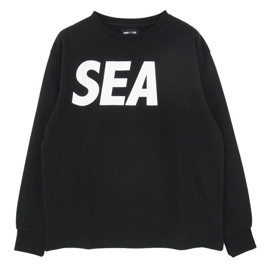 WIND AND SEA ウィンダンシー 26SS WDS-O-TSG-26-Q1-CS-02 WDS-SIG L/S Tee シグ ロングスリーブ ティー スウェット トレーナー ブラック系 L【中古】