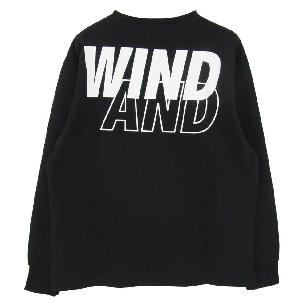 WIND AND SEA ウィンダンシー 26SS WDS-O-TSG-26-Q1-CS-02 WDS-SIG L/S Tee シグ ロングスリーブ ティー スウェット トレーナー ブラック系 L【中古】