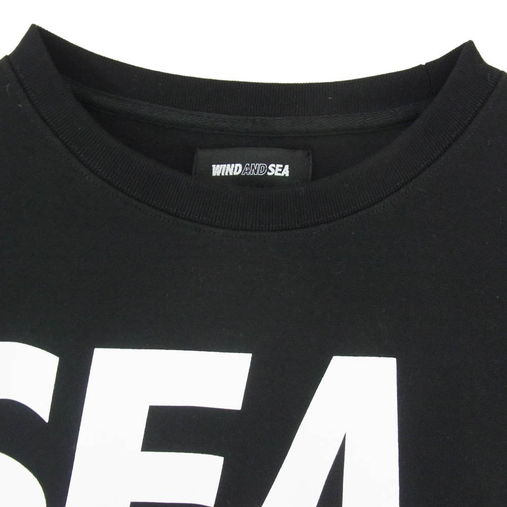 WIND AND SEA ウィンダンシー 26SS WDS-O-TSG-26-Q1-CS-02 WDS-SIG L/S Tee シグ ロングスリーブ ティー スウェット トレーナー ブラック系 L【中古】