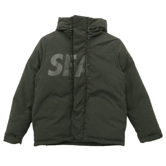 WIND AND SEA ウィンダンシー 23AW WDS-O-SIG-24Q2-JK-01 Sea Hooded Down Jacket BLK シー フーデッド ダウン ジャケット ブラック ブラック系 M【中古】