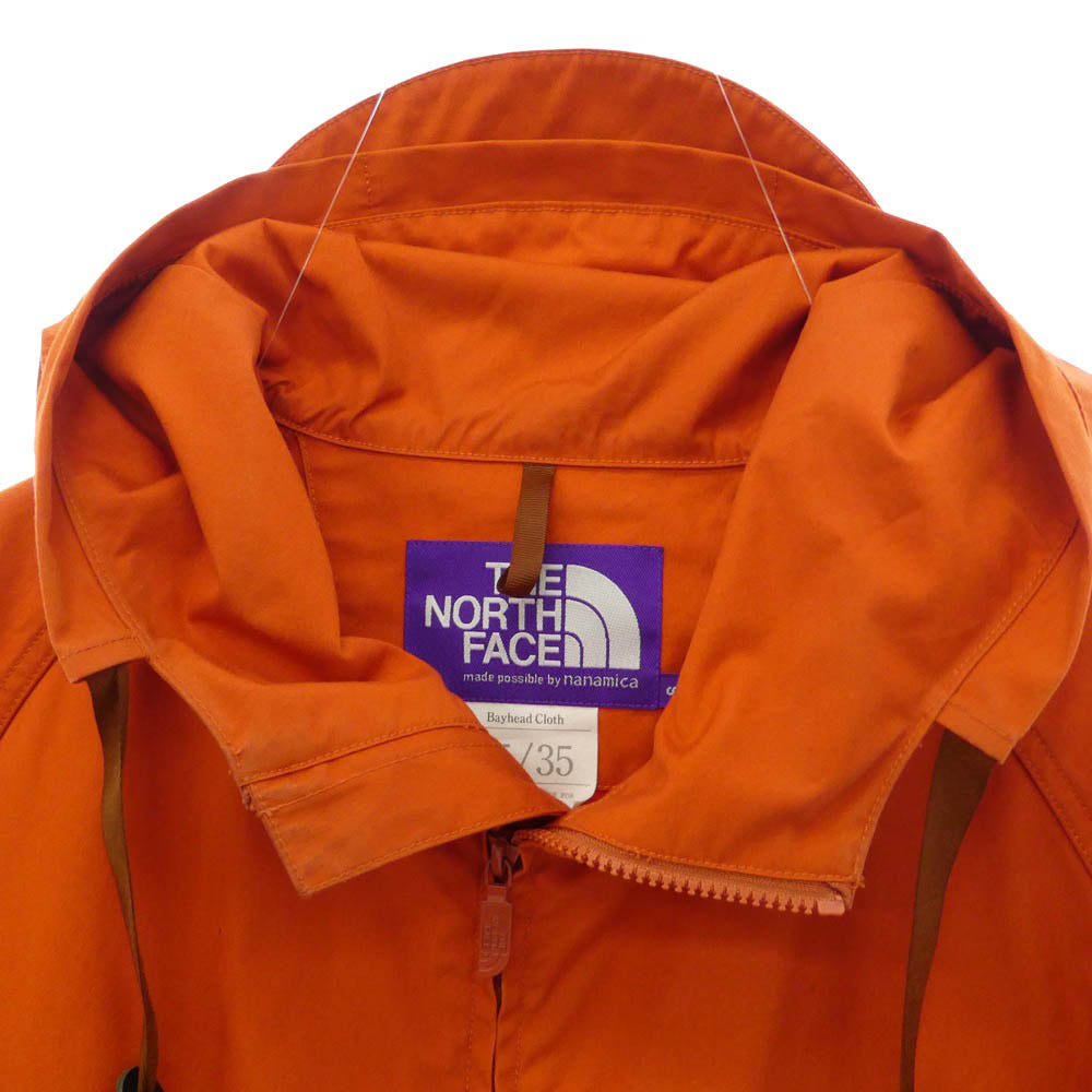 THE NORTH FACE ノースフェイス JOURNAL STANDARD ジャーナルスタンダード NP2318N PURPLE LABEL パープルレーベル ジャーナルスタンダード別注 マウンテン ウインド パーカー ジャケット オレンジ系 S【中古】