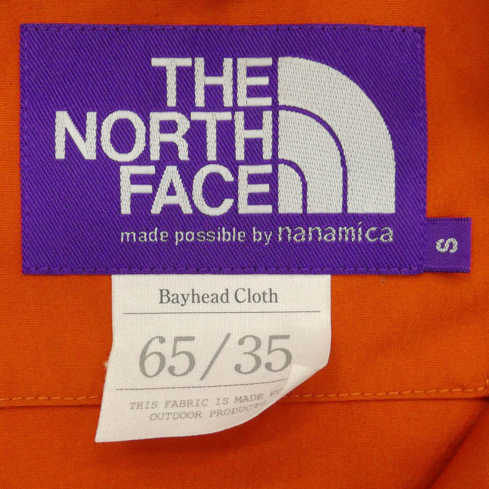 THE NORTH FACE ノースフェイス JOURNAL STANDARD ジャーナルスタンダード NP2318N PURPLE LABEL パープルレーベル ジャーナルスタンダード別注 マウンテン ウインド パーカー ジャケット オレンジ系 S【中古】