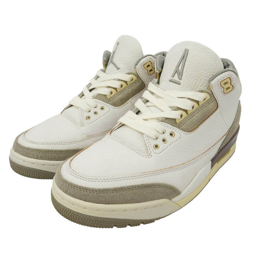 NIKE ナイキ DH3434-110 A Ma Maniere Women's Air Jordan 3 Retro SP アママニエール ウィメンズ エアジョーダン3 レトロSP スニーカー ホワイト系 マルチカラー系 26cm【中古】
