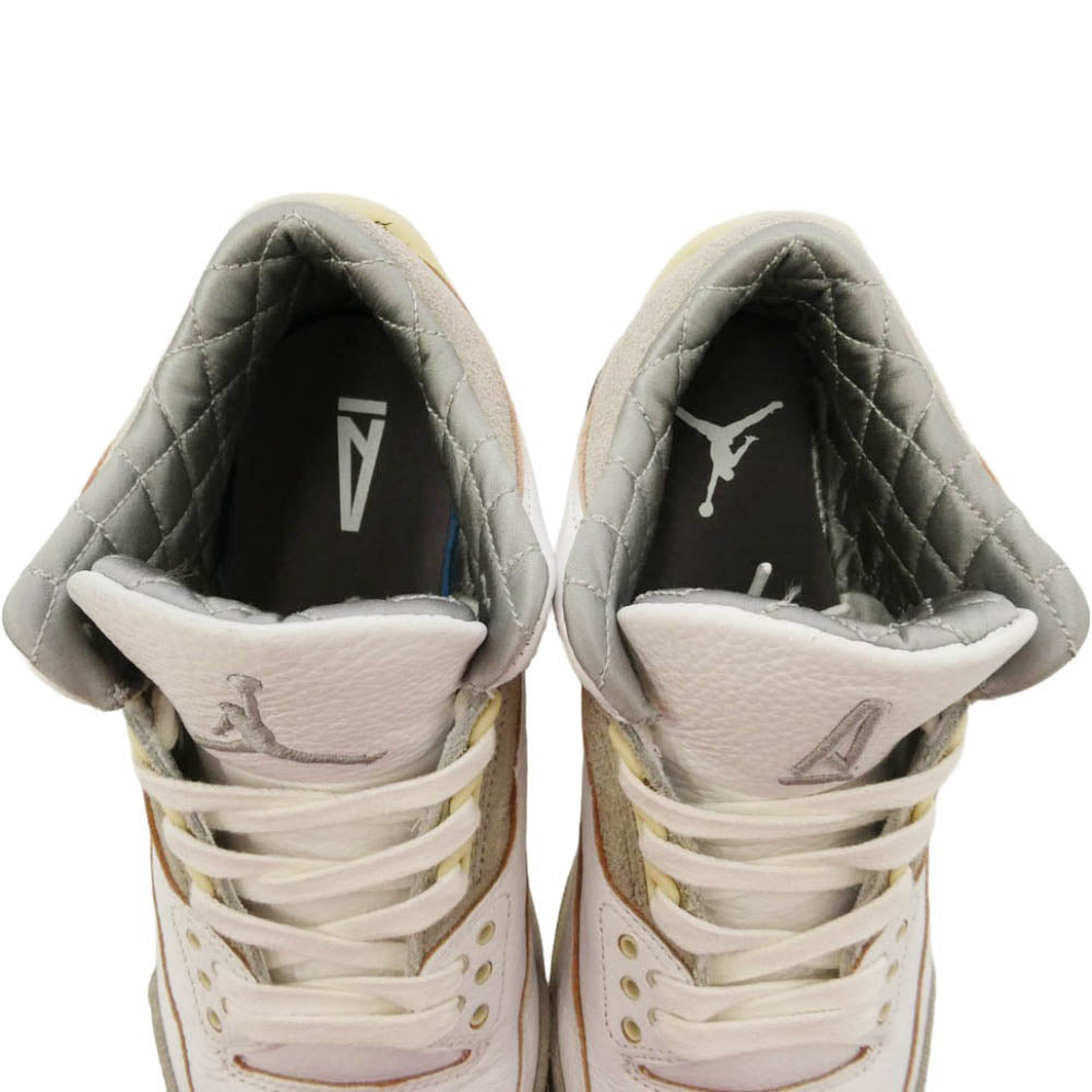 NIKE ナイキ DH3434-110 A Ma Maniere Women's Air Jordan 3 Retro SP アママニエール ウィメンズ エアジョーダン3 レトロSP スニーカー ホワイト系 マルチカラー系 26cm【中古】