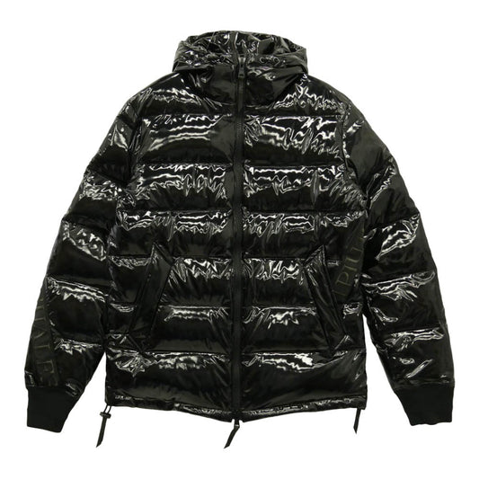 1piu1uguale3 ウノピュウノウグァーレトレ SPORT SRC301-SPO015 HOODED JK RIBBON TAPE フーデッド 中綿パデッド ジャケット ブラック系 99【美品】【中古】