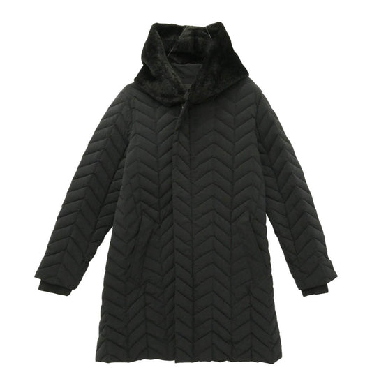 1piu1uguale3 ウノピュウノウグァーレトレ MRC170-NYU118 4WAY STRETCH DOWN WRAP HOODED COAT ストレッチ ダウン ラップコート ブラック系 99 5【美品】【中古】