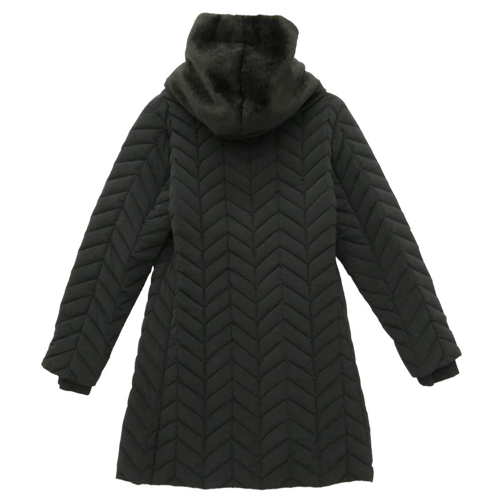 1piu1uguale3 ウノピュウノウグァーレトレ MRC170-NYU118 4WAY STRETCH DOWN WRAP HOODED COAT ストレッチ ダウン ラップコート ブラック系 99 5【美品】【中古】
