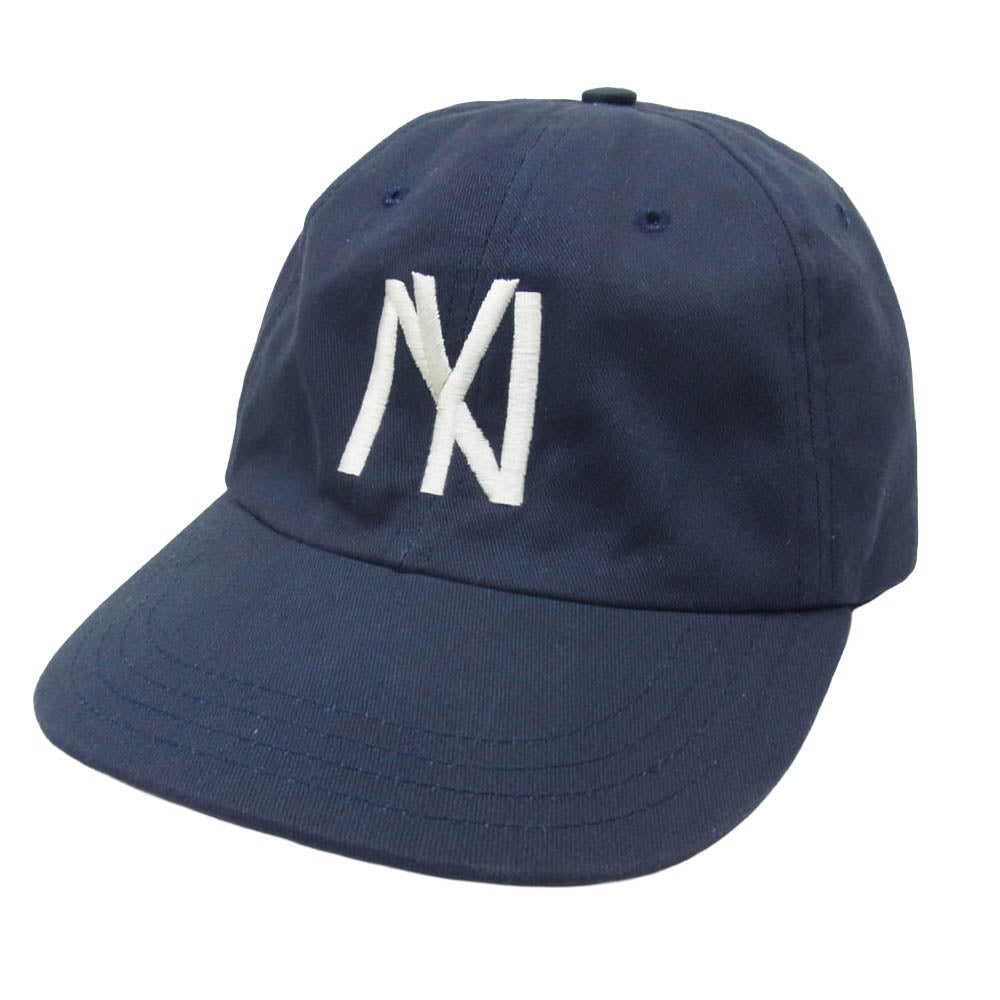 クーパーズタウン USA製 New York Yankees NYY Baseball Cap ニューヨークヤンキース べースボール キャップ ネイビー系【中古】