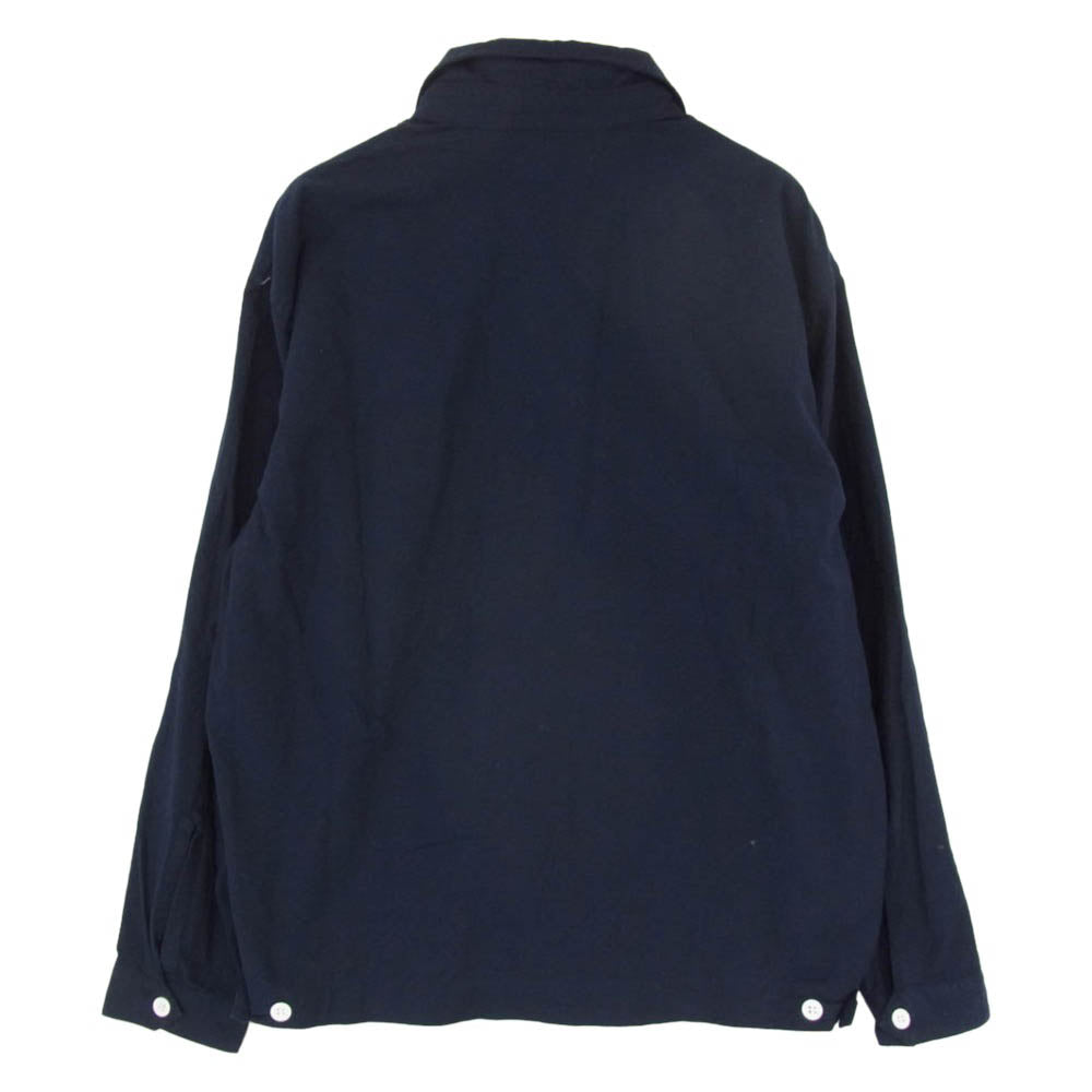 ワーカーズ SUMMERTIME サマータイム コットン ジップ シャツ ブルゾン　 ネイビー系 M【中古】