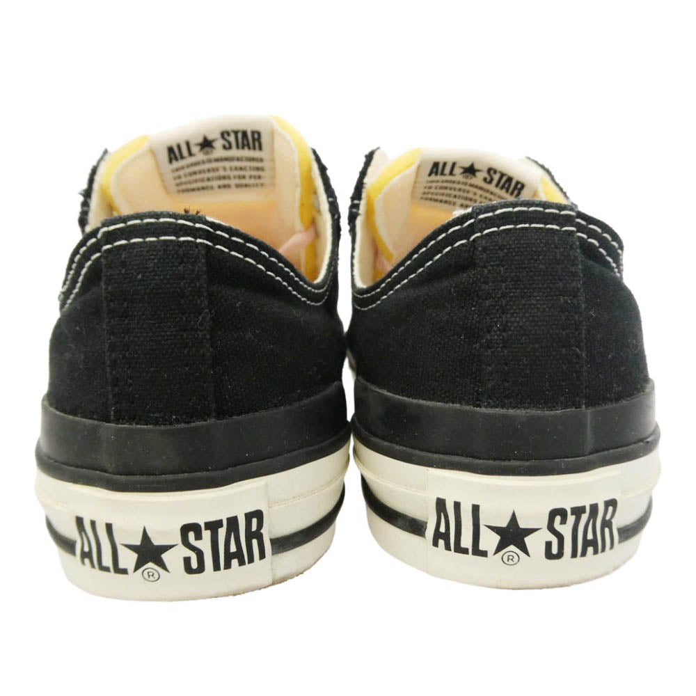 CONVERSE コンバース 25SS 31313780 × BREAKFAST CLUB All Star OX ブレックファスト クラブ オールスター オックス ローカット スニーカー ブラック系 オフホワイト系 27cm【中古】