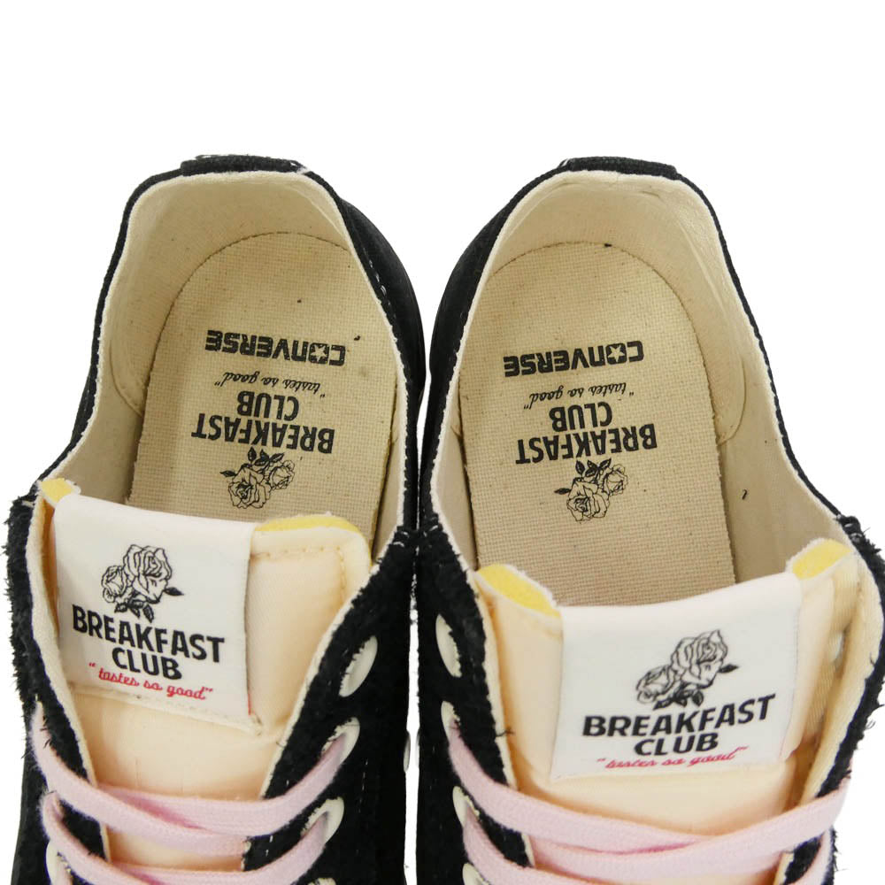 CONVERSE コンバース 25SS 31313780 × BREAKFAST CLUB All Star OX ブレックファスト クラブ オールスター オックス ローカット スニーカー ブラック系 オフホワイト系 27cm【中古】