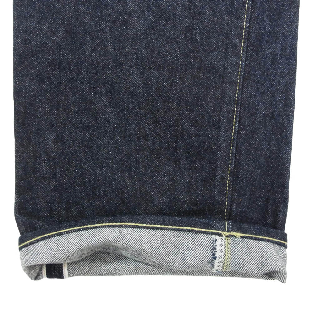TCB jeans ティージービージーンズ S40's Jeans 14oz セルビッチ ボタンフライ デニム パンツ インディゴブルー系 34【中古】