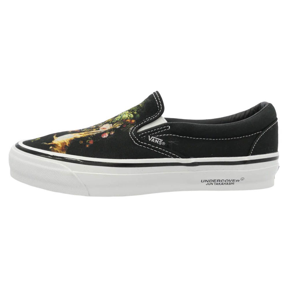 UNDERCOVER アンダーカバー VANS バンズ 26AW VN000Z0ZBLK × OTW by Vans Classic Slip-On Black White バンズ クラシック スリッポン ブラック系 27ｃｍ【新古品】【未使用】【中古】