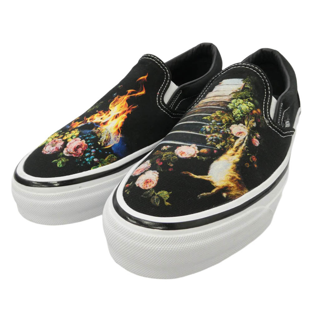 UNDERCOVER アンダーカバー VANS バンズ 26AW VN000Z0ZBLK × OTW by Vans Classic Slip-On Black White バンズ クラシック スリッポン ブラック系 27ｃｍ【新古品】【未使用】【中古】