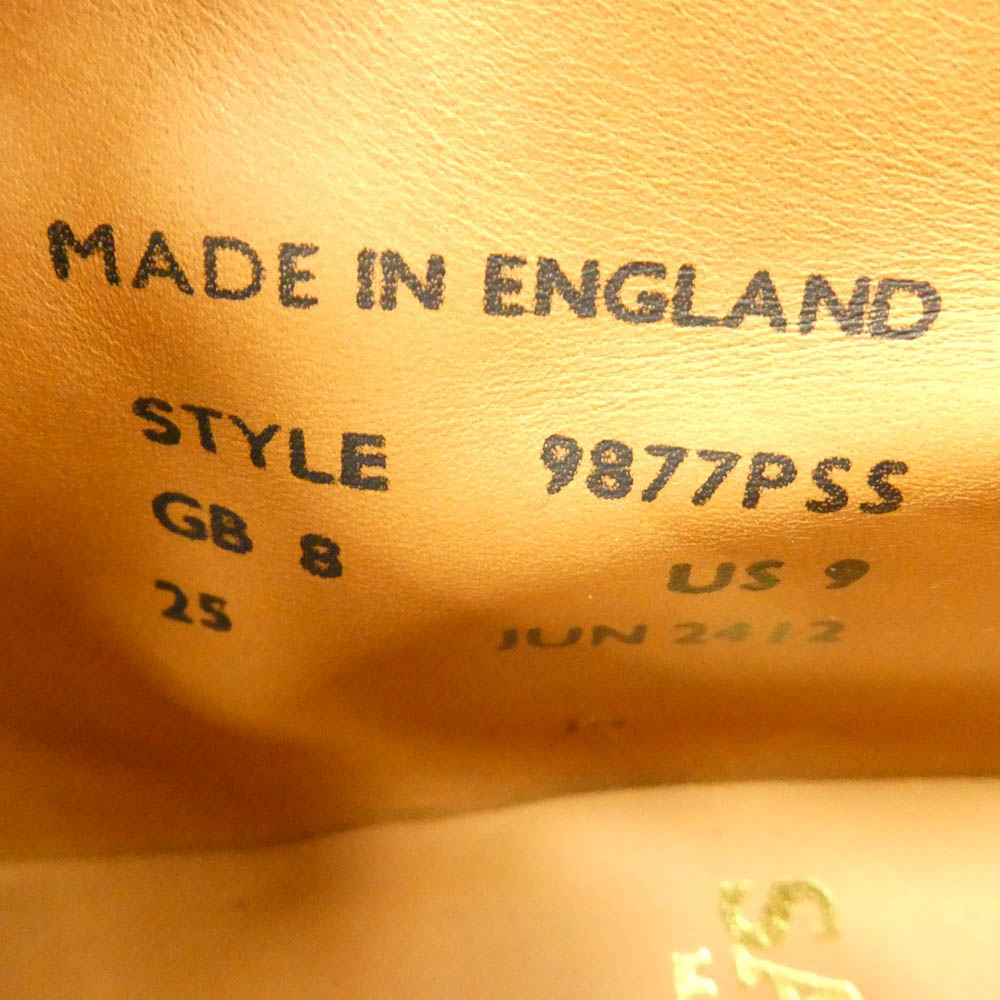SANDERS サンダース 9877PSS BRIT CHUKKA POLO SNUFF ブリット チャッカ ポロ スナッフ スエード チャッカ ブーツ ブラウン系 27cm【中古】