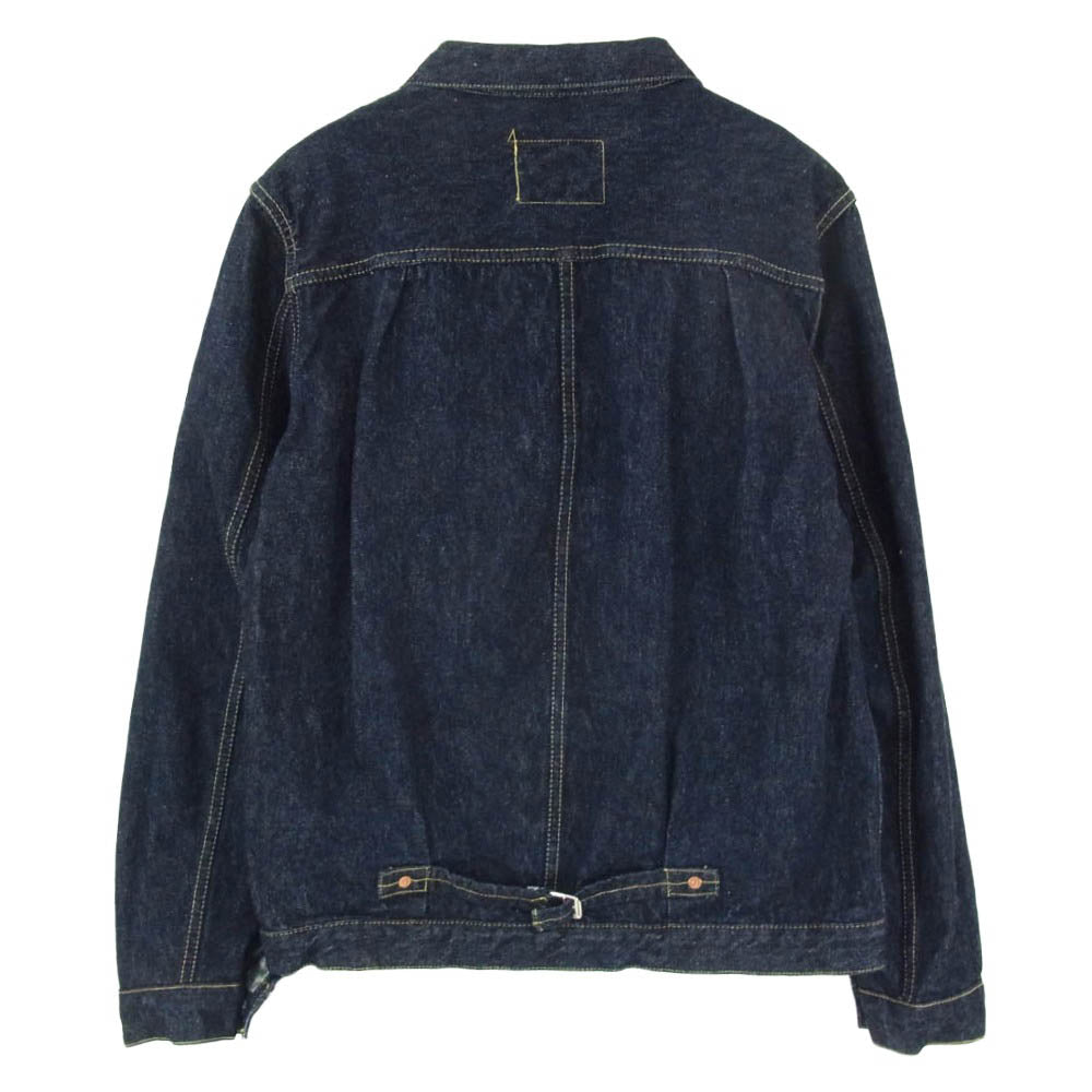 TCB jeans ティージービージーンズ S40's Jacket 13.5oz 濃紺 シンチバック デニム ジャケット Gジャン インディゴブルー系 40【中古】