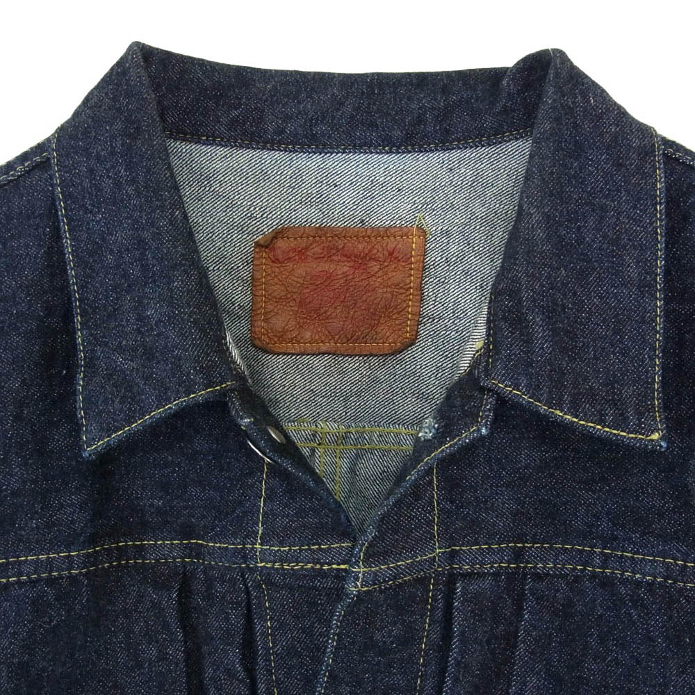 TCB jeans ティージービージーンズ S40's Jacket 13.5oz 濃紺 シンチバック デニム ジャケット Gジャン インディゴブルー系 40【中古】