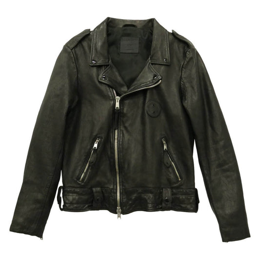 ALLSAINTS オールセインツ VIXON BIKER レザー ダブルライダースジャケット ブラック系 L【美品】【中古】