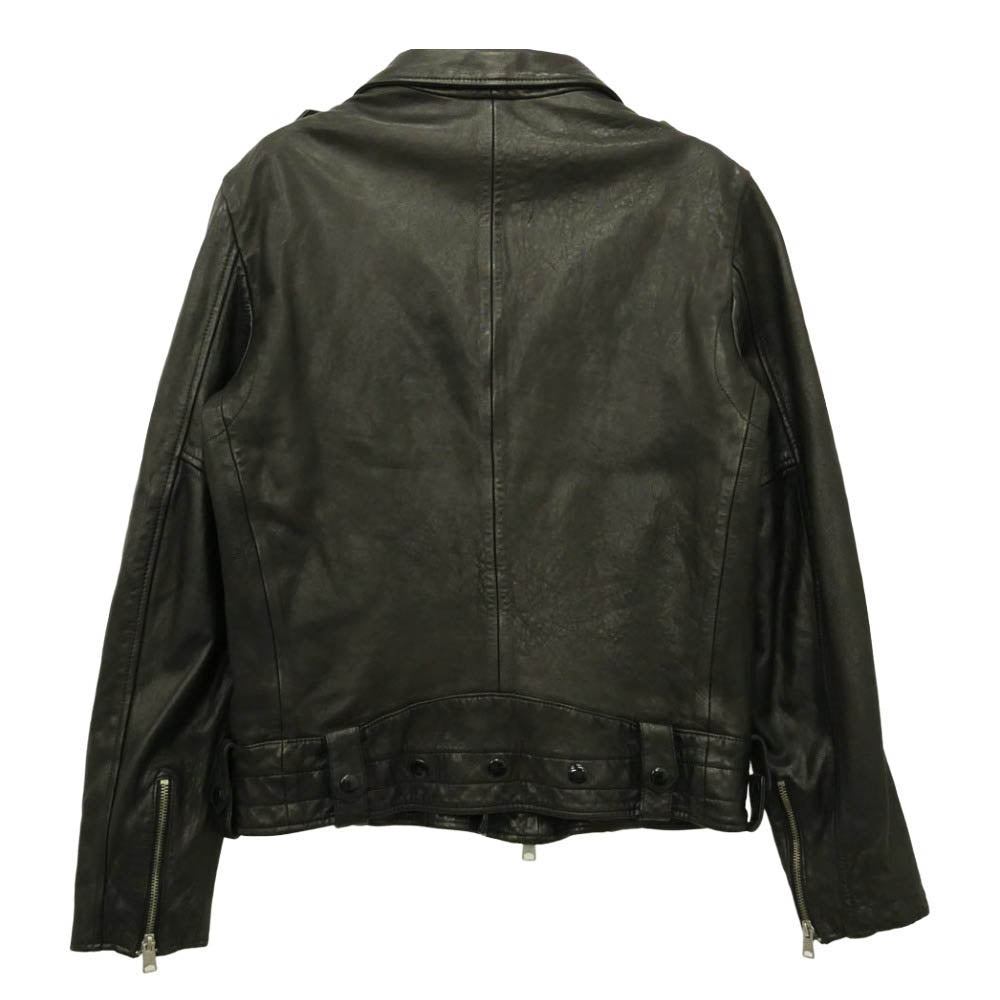 ALLSAINTS オールセインツ VIXON BIKER レザー ダブルライダースジャケット ブラック系 L【美品】【中古】