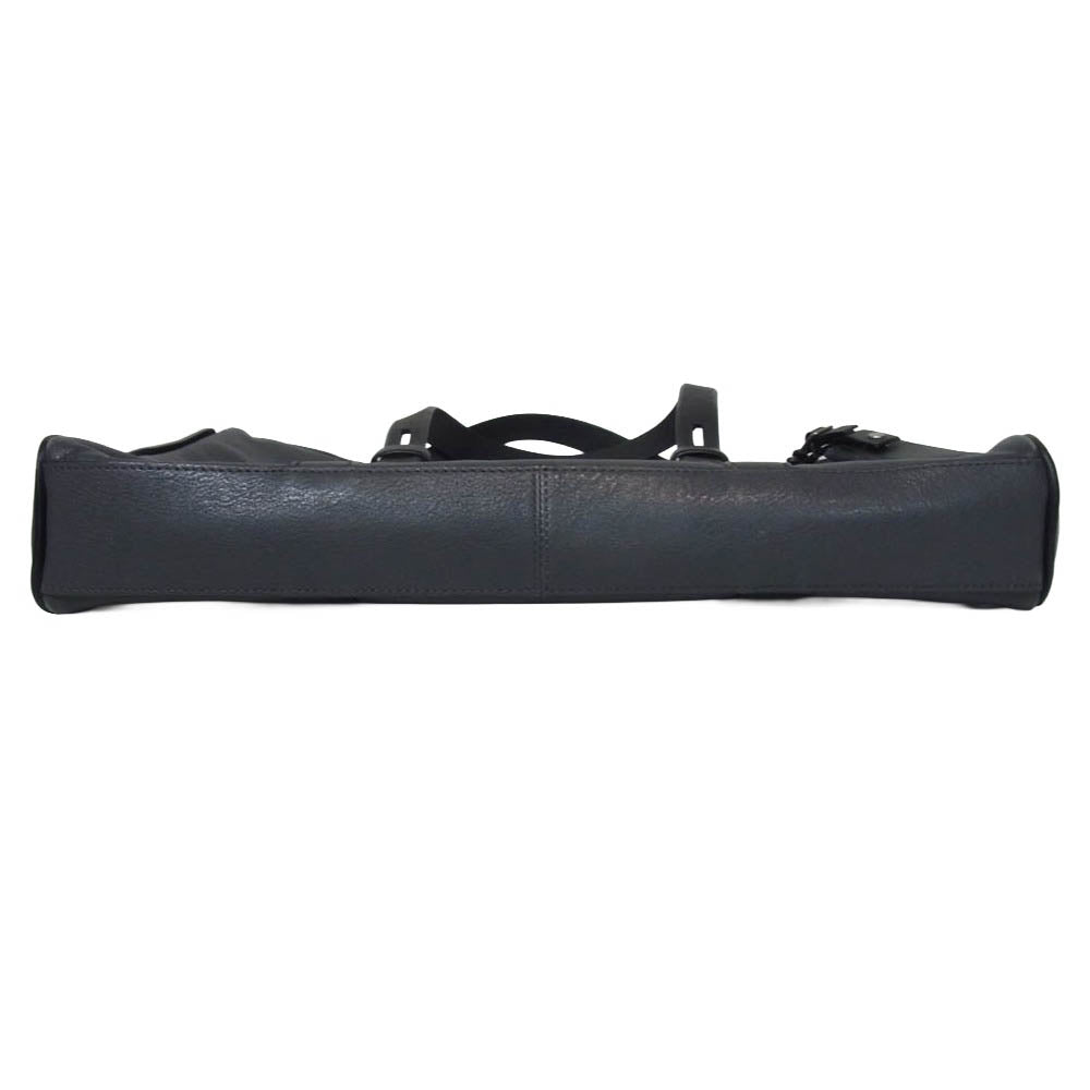 TUMI トゥミ MISSION HARRISON Leather Briefcase レザー ブリーフケース バッグ グレー系 ブラック系【中古】