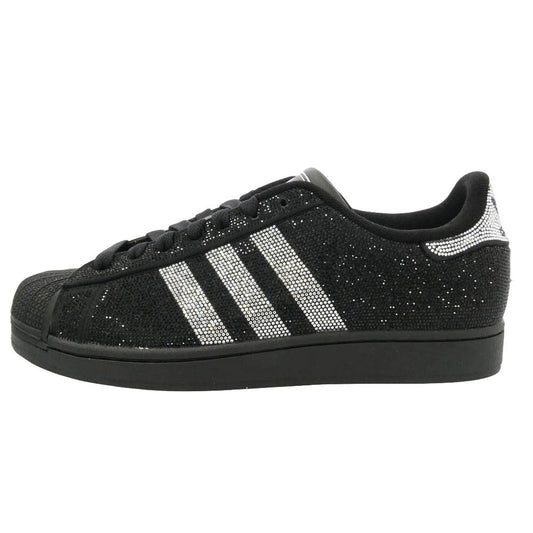 adidas アディダス IH4200 SUPERSTAR II スーパースター ローカット スニーカー ブラック系 シルバー系 27.5cm【新古品】【未使用】【中古】