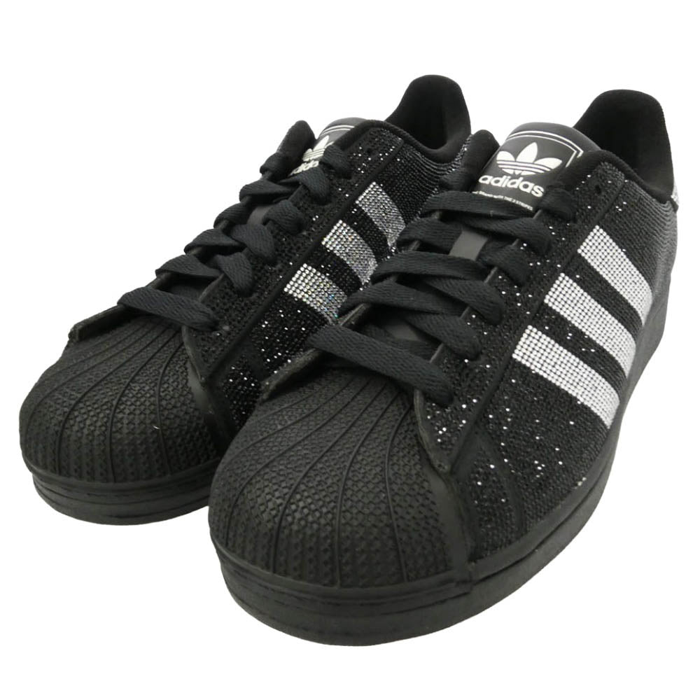 adidas アディダス IH4200 SUPERSTAR II スーパースター ローカット スニーカー ブラック系 シルバー系 27.5cm【新古品】【未使用】【中古】