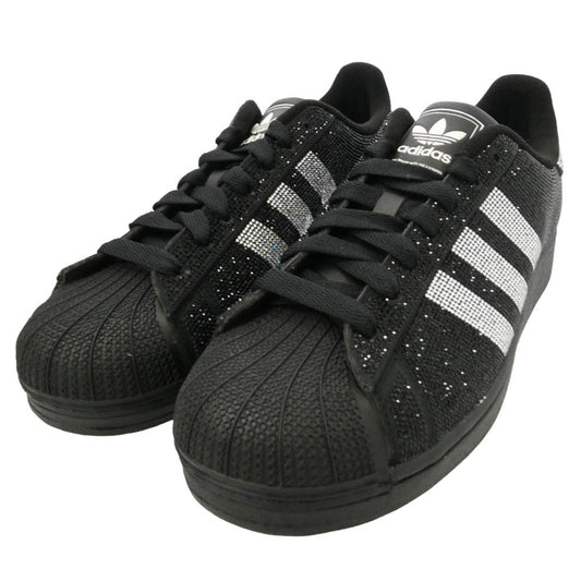 adidas アディダス IH4200 SUPERSTAR II スーパースター ローカット スニーカー ブラック系 シルバー系 27.5cm【新古品】【未使用】【中古】