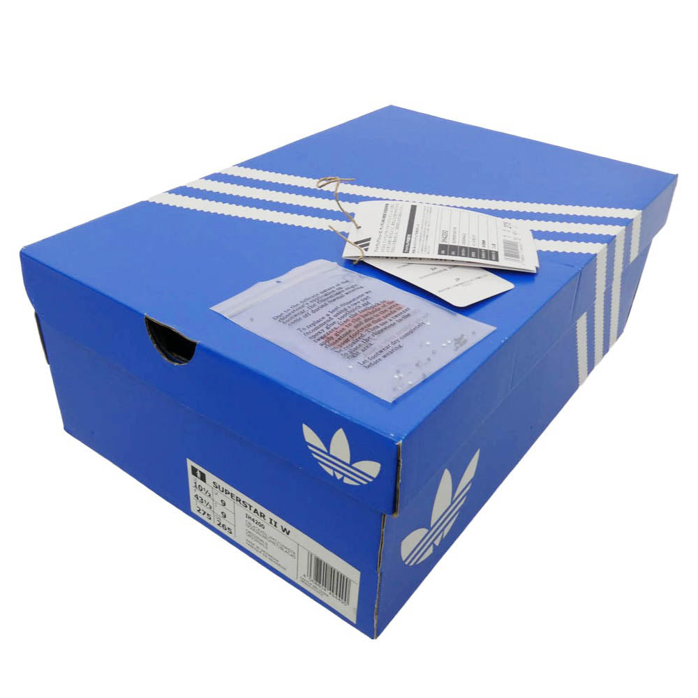 adidas アディダス IH4200 SUPERSTAR II スーパースター ローカット スニーカー ブラック系 シルバー系 27.5cm【新古品】【未使用】【中古】