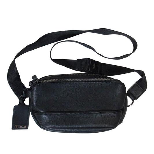 TUMI トゥミ DANTE UTILITY POUCH ハリソン ダンテ ユーティリティ ポーチ ショルダーバッグ ブラック系【極上美品】【中古】
