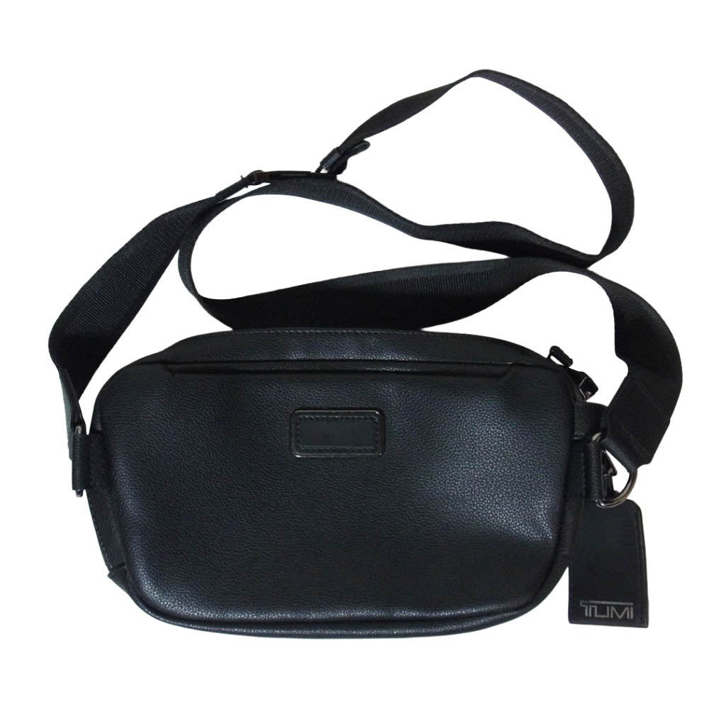 TUMI トゥミ DANTE UTILITY POUCH ハリソン ダンテ ユーティリティ ポーチ ショルダーバッグ ブラック系【極上美品】【中古】