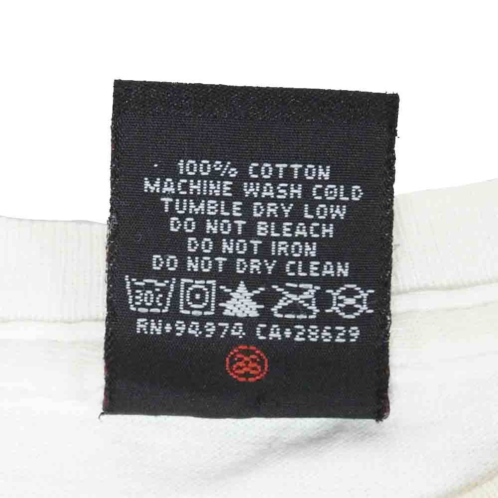 STUSSY ステューシー IKSPIARI イクスピアリチャプト グラデーション ツイストガール プリント Tシャツ ホワイト系 M【中古】