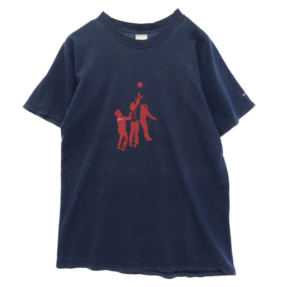 Supreme シュプリーム 90s ツルタグ Jump Ball Tee ジャンプボール Tシャツ 半袖カットソー ネイビー系 サイズ表記不明【中古】