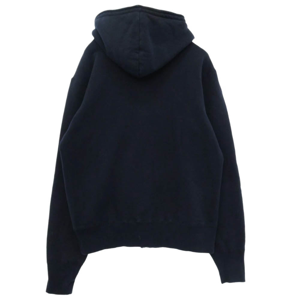 Supreme シュプリーム USA製 90s 初期 Arc Logo Zip Hoodie アーチロゴ ジップ フーディー パーカー ネイビー系 M【中古】
