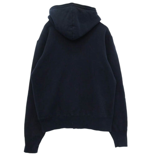 Supreme シュプリーム USA製 90s 初期 Arc Logo Zip Hoodie アーチロゴ ジップ フーディー パーカー ネイビー系 M【中古】