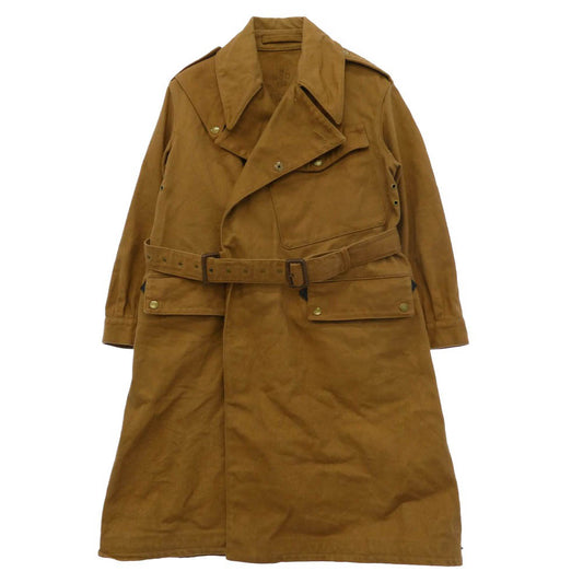The REAL McCOY'S ザリアルマッコイズ DISPATCH RIDER COAT ディスパッチ ライダース コート ライトブラウン系 38【中古】