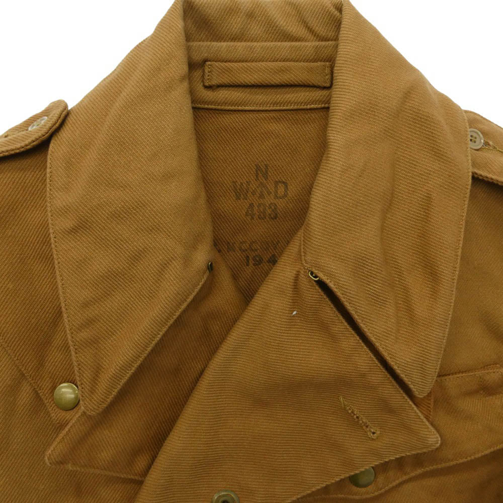 The REAL McCOY'S ザリアルマッコイズ DISPATCH RIDER COAT ディスパッチ ライダース コート ライトブラウン系 38【中古】
