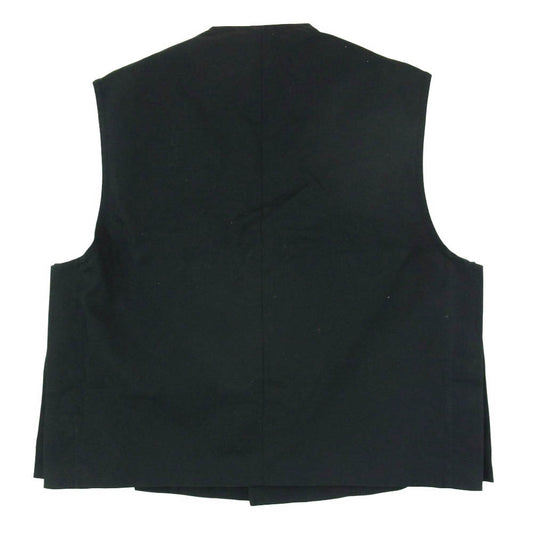 JIL SANDER ジルサンダー 国内正規品 20SS JSMQ460422 MQ24160001 コットンクロス マルチポケット ベスト ブラック系 44【中古】