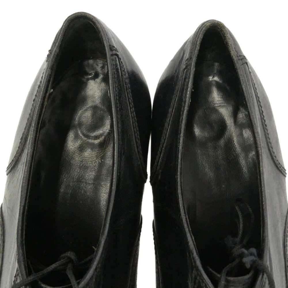 フローシャイム 538744 60s ウイングチップ ビジネス シューズ ブラック系 7.5【中古】