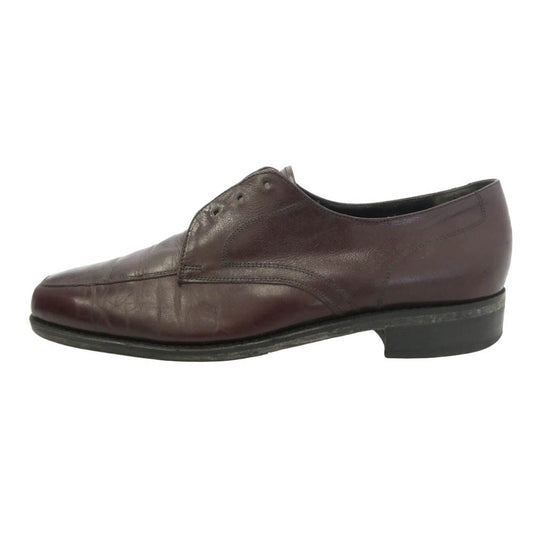 フローシャイム 547475 60s Uチップ レザー シューズ ビジネス シューズ ダークブラウン系 8.5【中古】