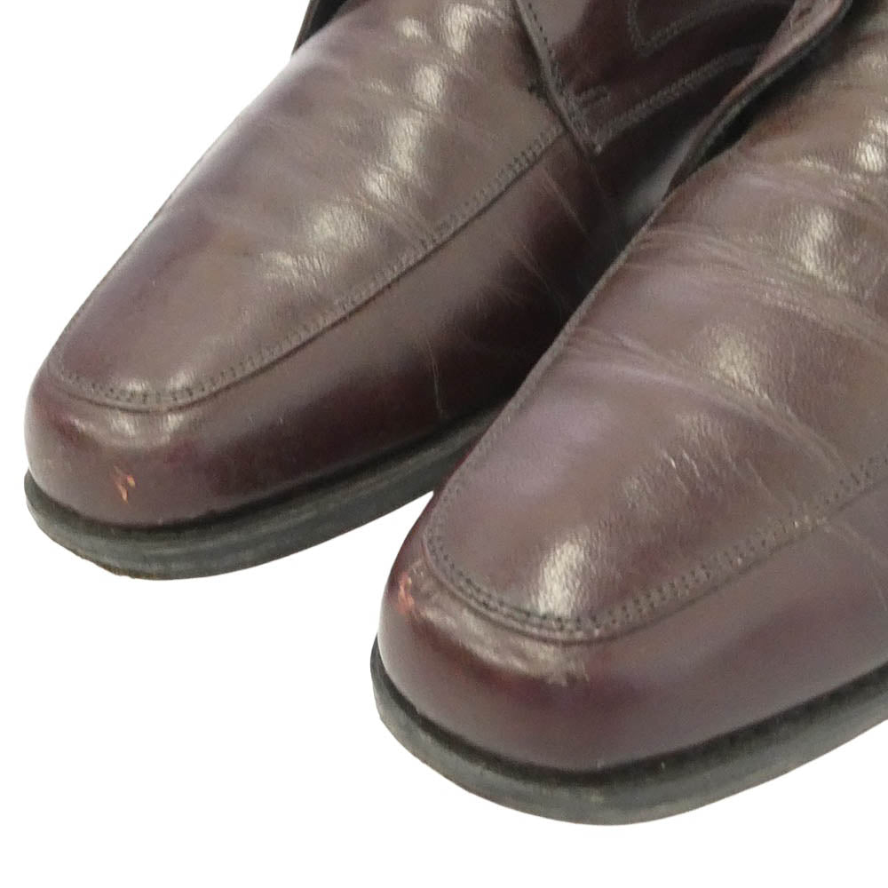 フローシャイム 547475 60s Uチップ レザー シューズ ビジネス シューズ ダークブラウン系 8.5【中古】
