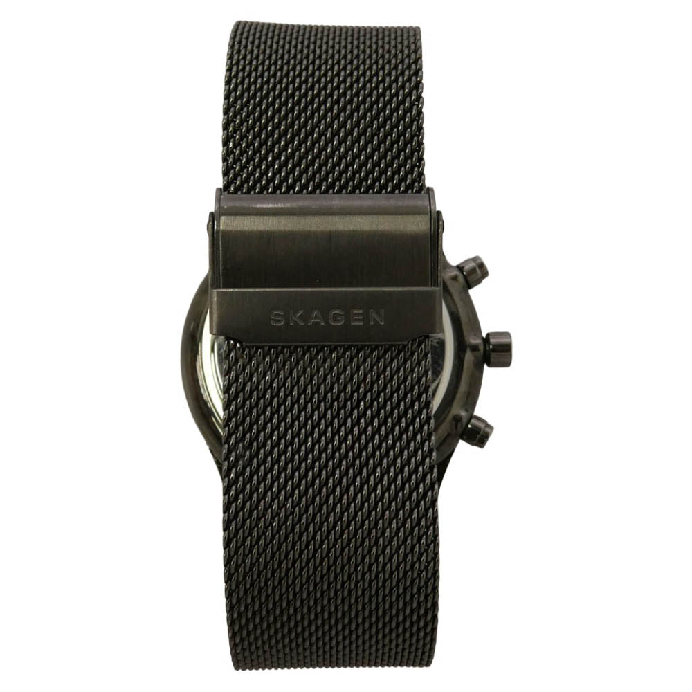 SKAGEN スカーゲン SKW6608 HOLST ホルストクロノグラフ グレー文字盤 腕時計 ウォッチ ダークグレー系【中古】