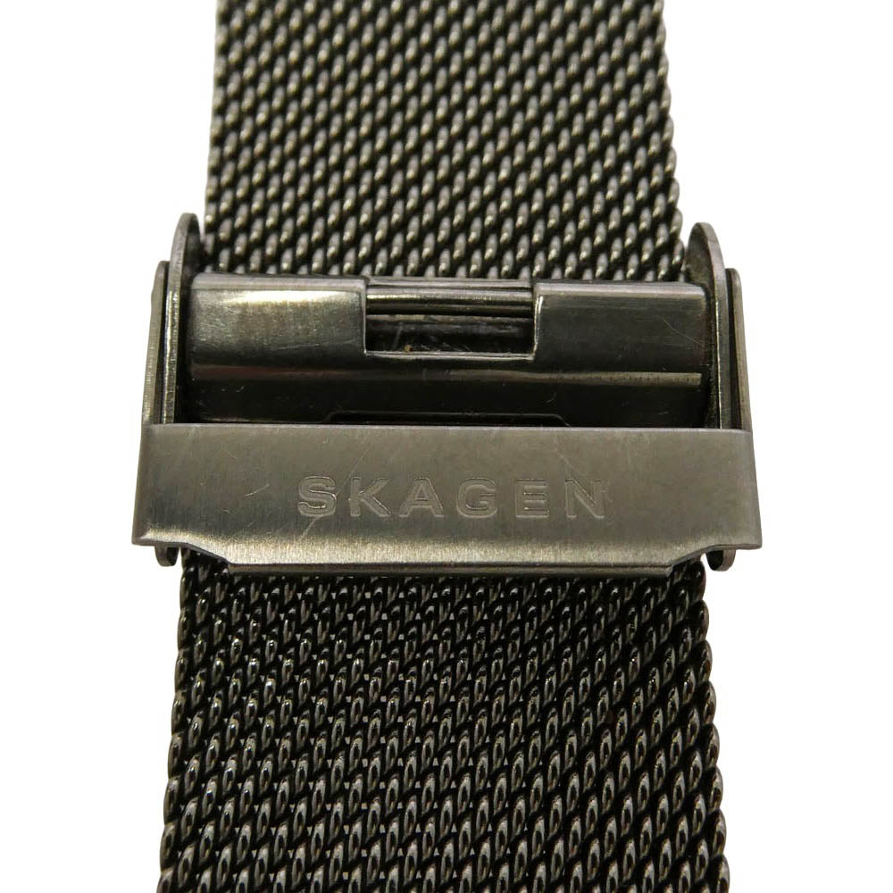 SKAGEN スカーゲン SKW6608 HOLST ホルストクロノグラフ グレー文字盤 腕時計 ウォッチ ダークグレー系【中古】