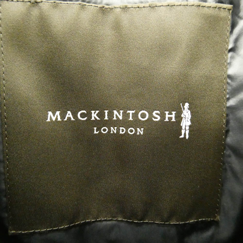 Mackintosh マッキントッシュ G1A34-810-09 着脱式ダウンライナー付き ステンカラーコート ブラック系 40【中古】