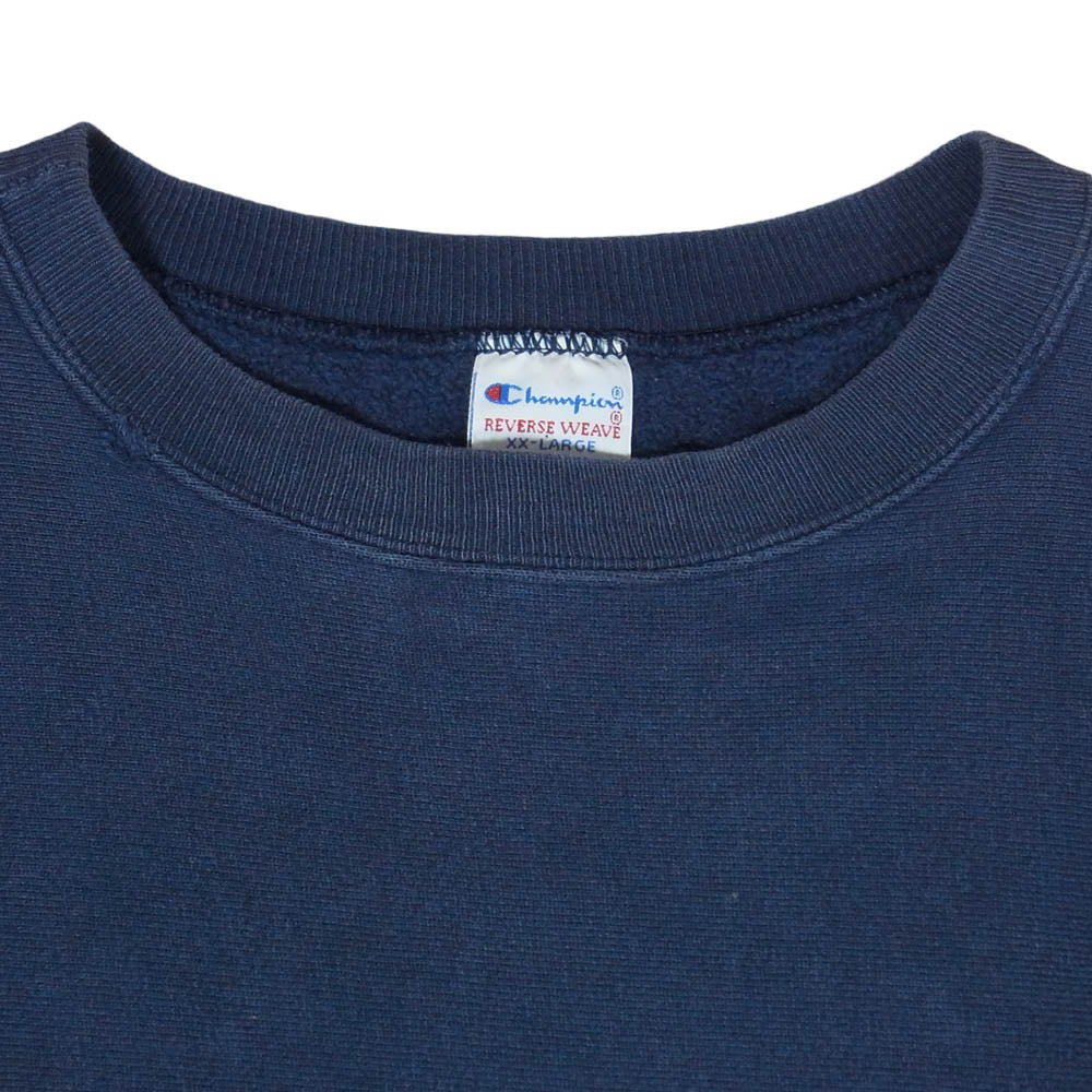 Champion チャンピオン 90s USA製 REVERSE WEAVE リバース ウィーブ スウェット ネイビー系 XXL【中古】